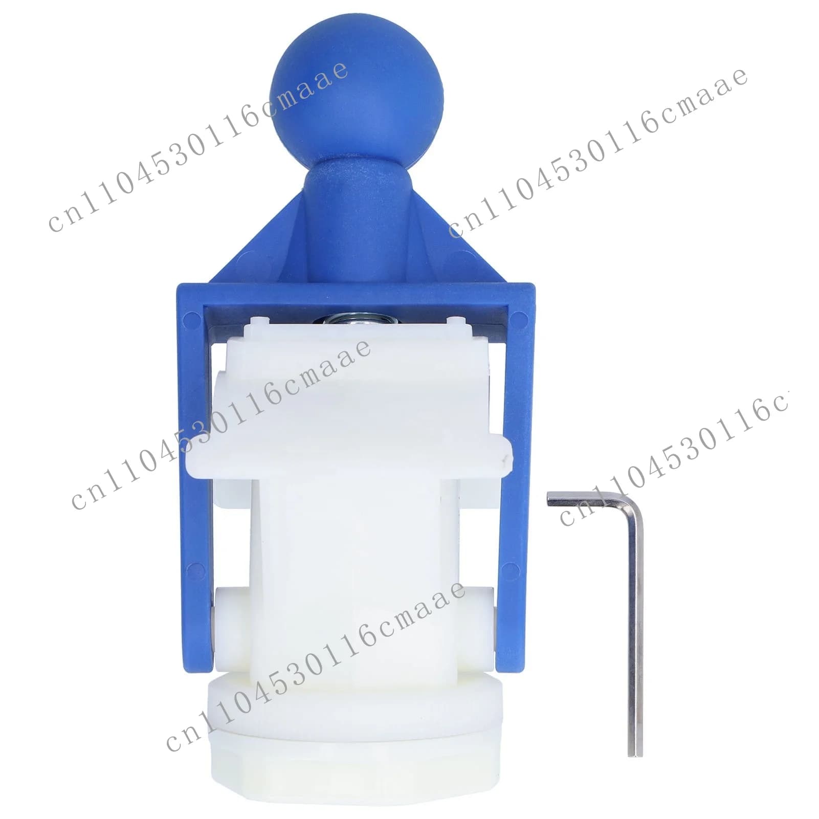 New blue plastic honey outlet valve with switch for beekeeping