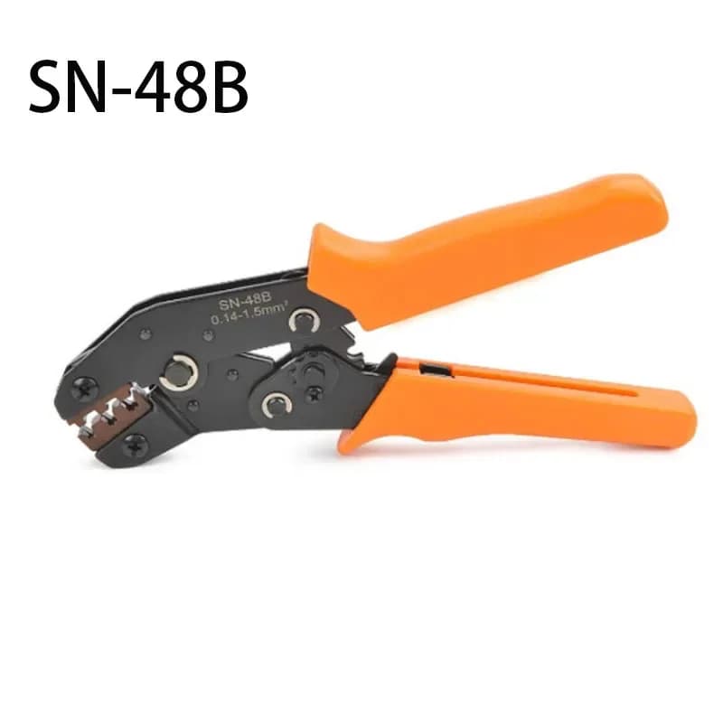 SN-48B Crimping Pliers 0.5-2.5mm2 High Precision Jaw with TAB 2.8 4.8 6.3 Car Connector Sets Wire Electrical Hand Tools