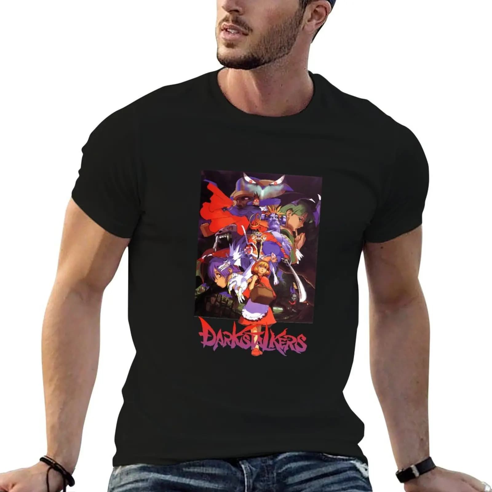 Darkstalkers - Vampire Savior - Dark Stalkers 3 Classic T-Shirt kawaii clothes boys animal print mens vintage t shirts
