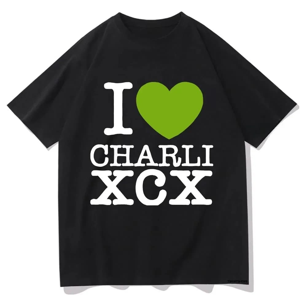 Charli Xcx with Special Guest Shygirl T-Shirts Brat Album Men/Women Clothing Aesthetic Unisex Streetwear T-Shirt