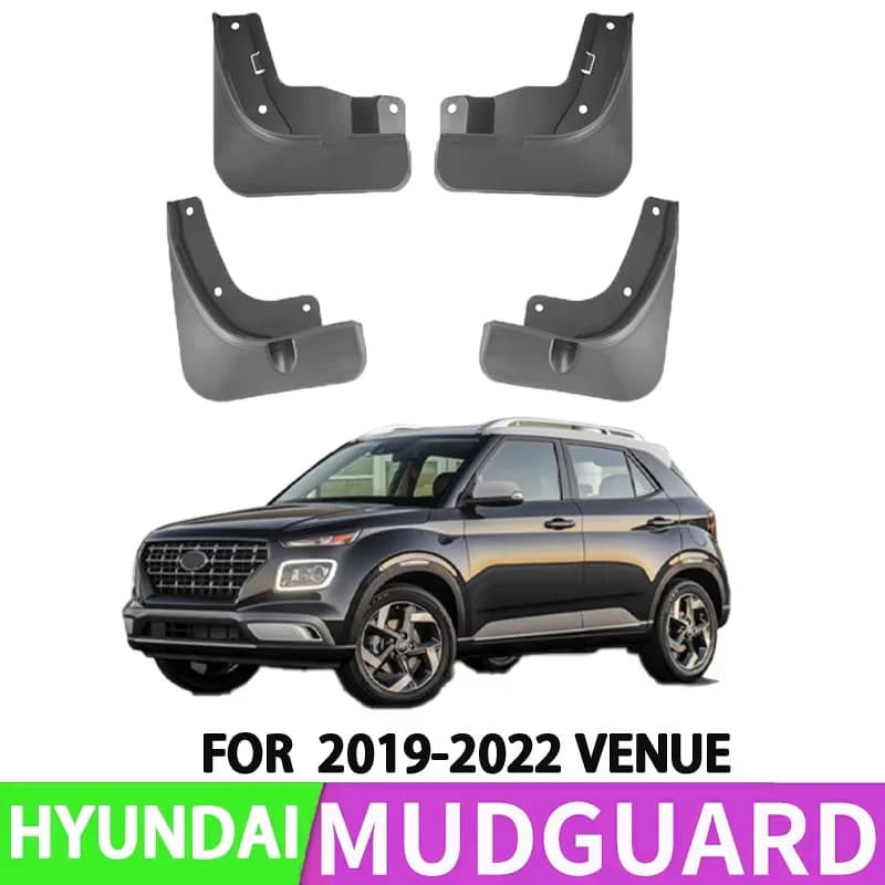 It Is Suitable for 2019-2022 Hyundai VENUE Car Front and Rear Wheel Special Fender Splash Protection Device