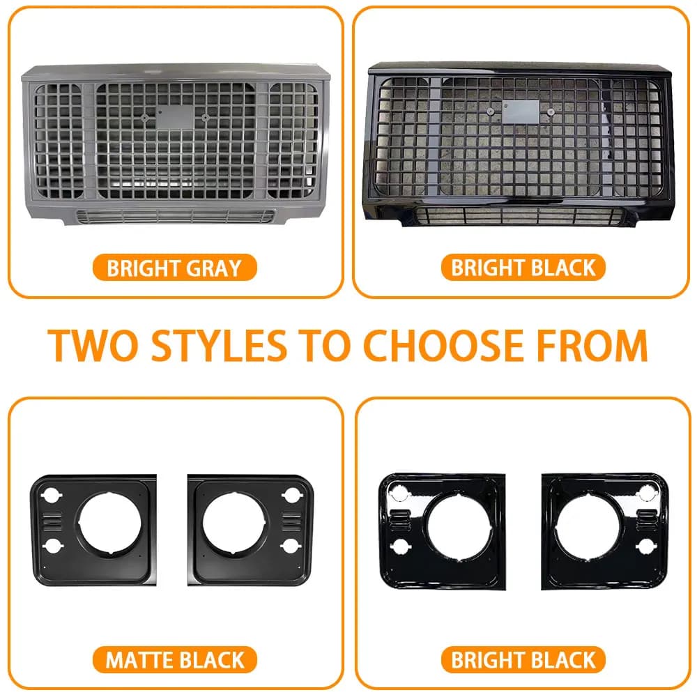 ABS Grille For Land Rover Defender 90 110 1990-2016 Racing Grills Middle Radiator Grill Auto Parts Exterior Accessories