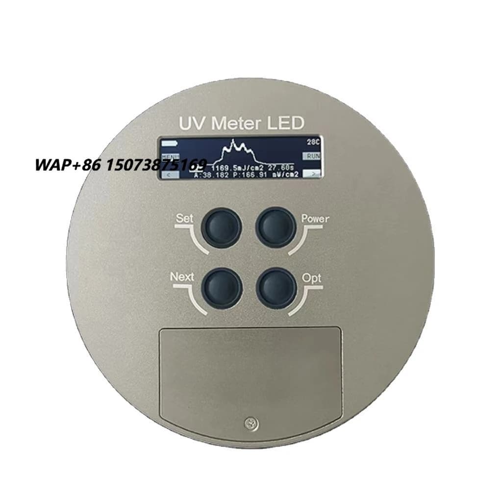 Measure the UV Energy Density UV Irradiance and Temperature LED 320-420nmUltraviolet Integrator Radiometer