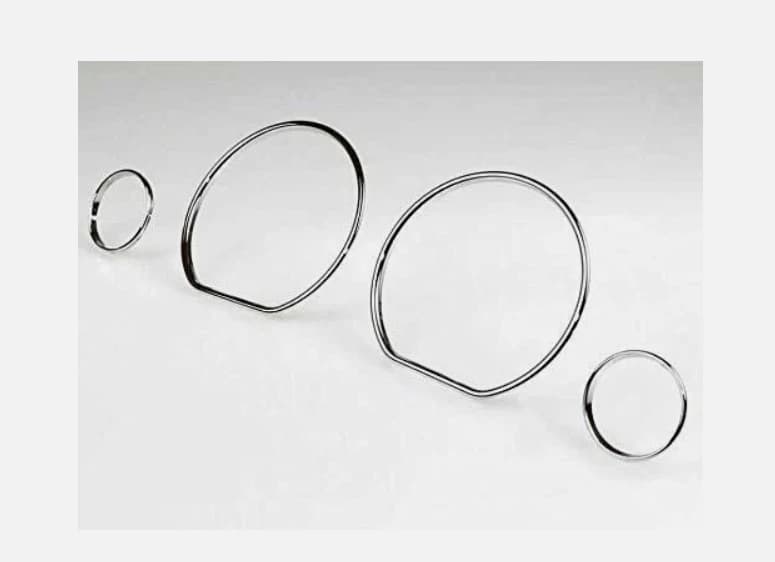 Premium Grade Chrome Dash Gauge Ring Set For VW Golf / Jetta / Vento MK3