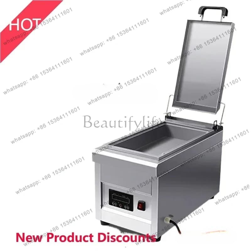 Fried Dumpling Machine Commercial Gas Stall Fried Dumpling Stove Double-Headed Constant Temperature Electric Baking Pan