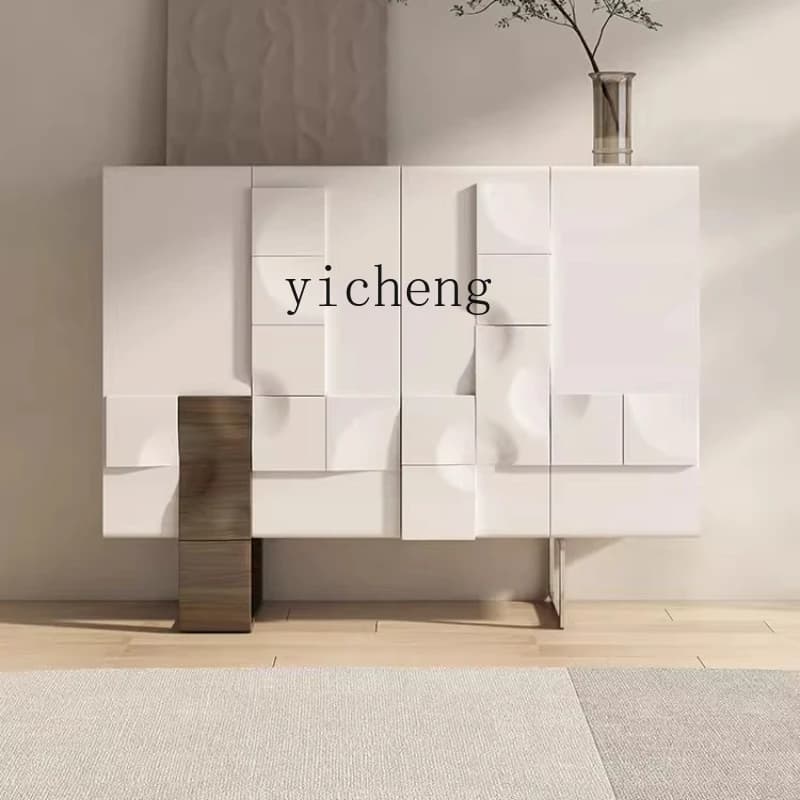 GZ  light luxury cream style shoe cabinet large-capacity locker at the door of the home entrance foyer