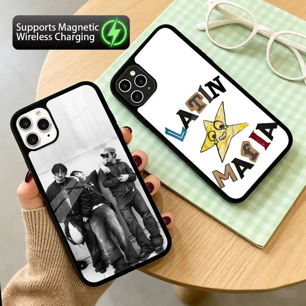 Grupo Mexicano TikTok Latin Mafia  Phone Case For iPhone17,16,15,14,13,12,11 Plus,Pro Compatible with magnetic wireless charging