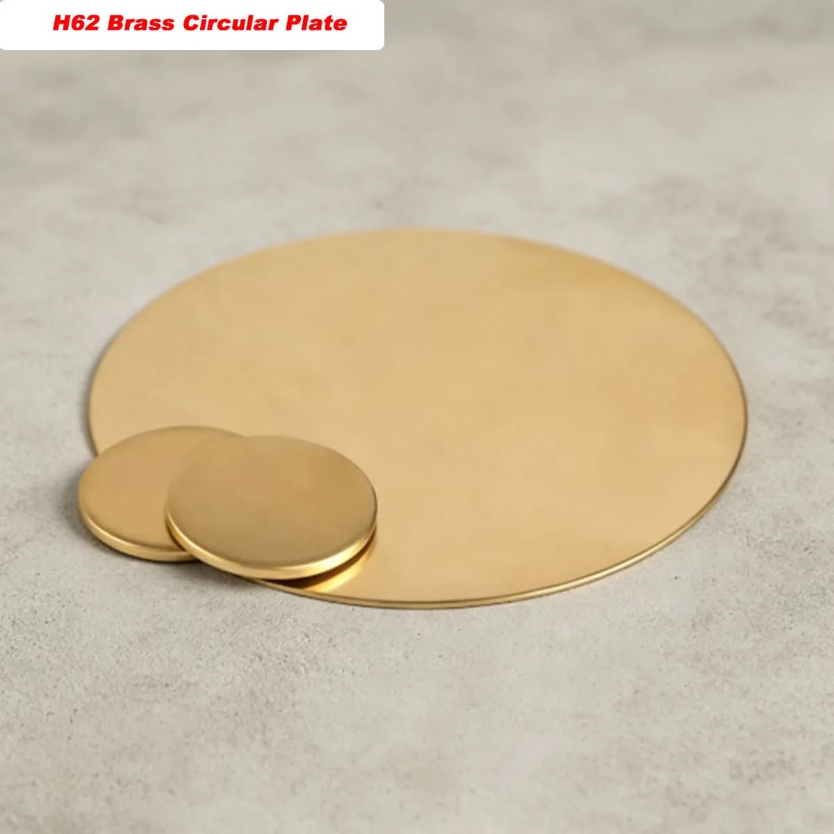 Brass Gasket 0.5 0.8 1 1.5 2 Laser Cutting H62 Brass Circular Plate, Copper Disc