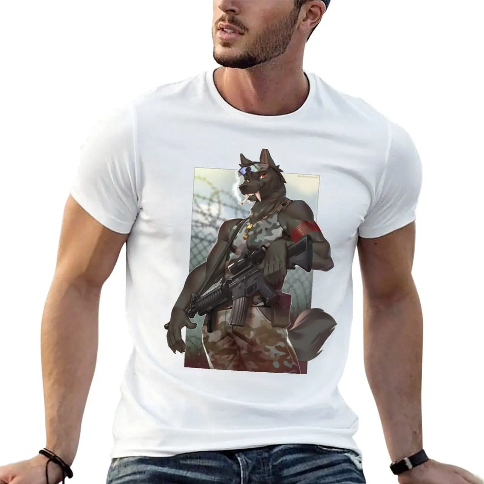 Blackfang T-Shirt plus size tops summer 2026 men clothings
