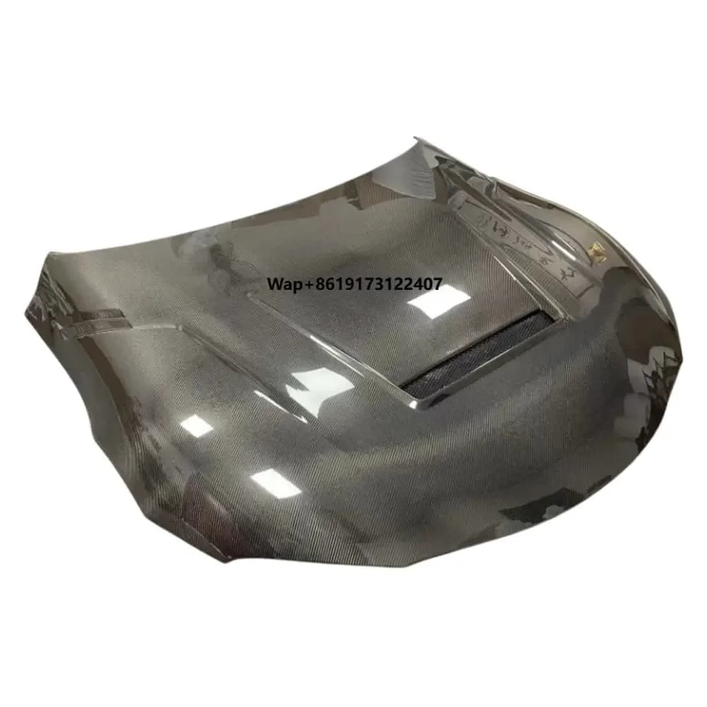 Vented Carbon Fiber Car Engine Hood Bonnet Front Hood Bonnet for a A90 A91mk5 Supra 2020-