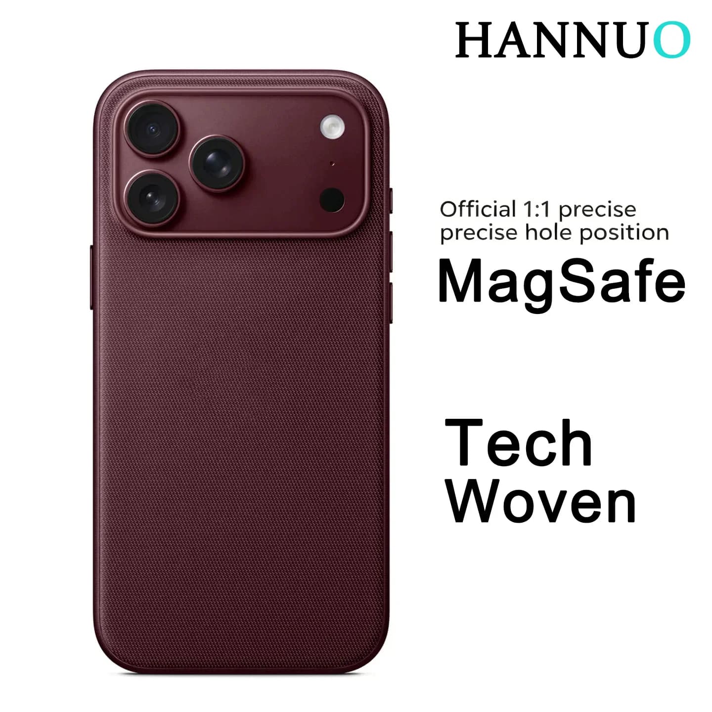 Luxury Official Technology Woven Magnetic Case For iPhone 18 17 Pro Max For Magsafe Technical Fabric Shockproof Original Cover