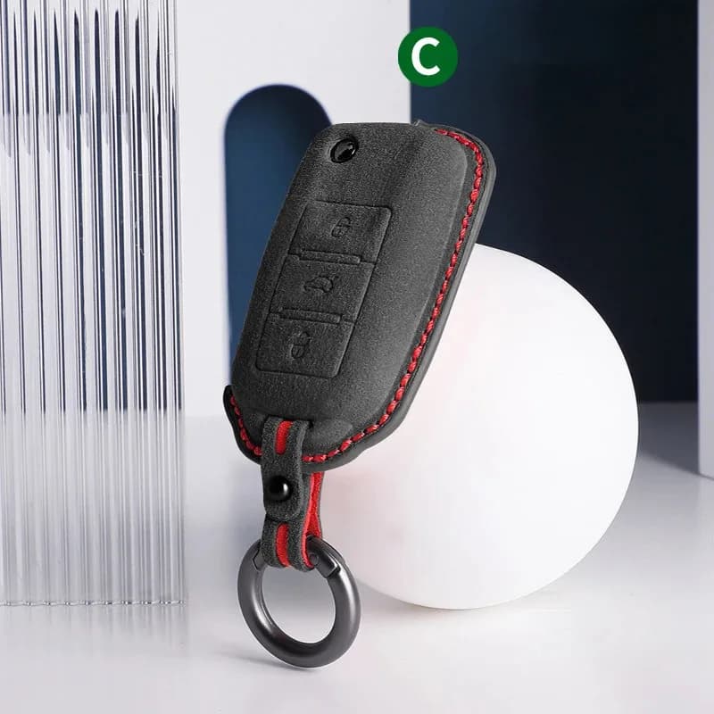 Key Case Cover Holder For VW Tiguan Mk1 Mk2 Mk7 Magotan for Passat B5 B8 Polo Golf 4 5 6 8 Jetta Eos