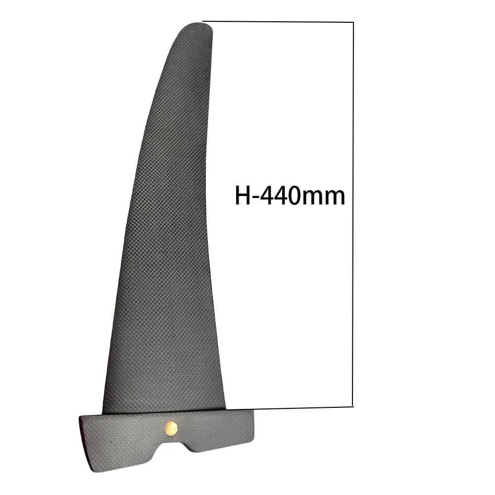 【Hot】NEW Power Box Fin 44CM Longboard Carbon Fiber Epoxy Resin Surfboard fin Black Windsurf fin Kiteboards fin【Recommend】