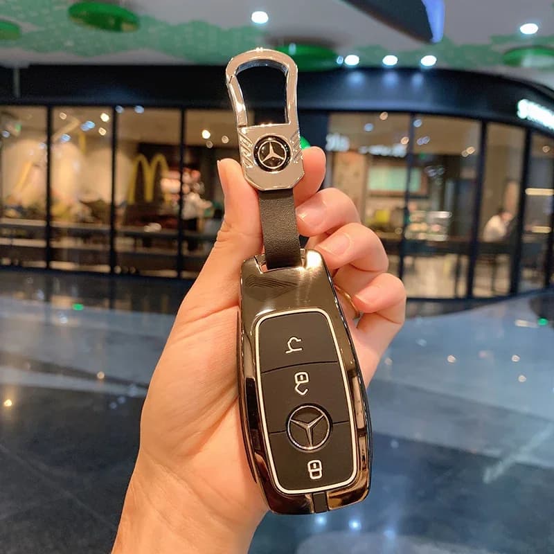 Style Car Remote Key Case Cover For Mercedes Benz A C E S G Class W177 W205 W213 X167 W222 CLA GLE GLB GLS AMG Maybach