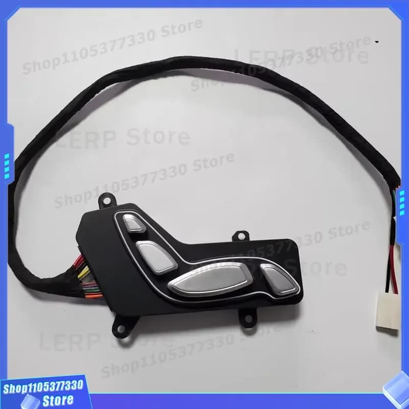Power Side Seat Adjustment Switch Panel Control for Car Interior Accessories Auto Electric Seat Adjuster Button Replacement