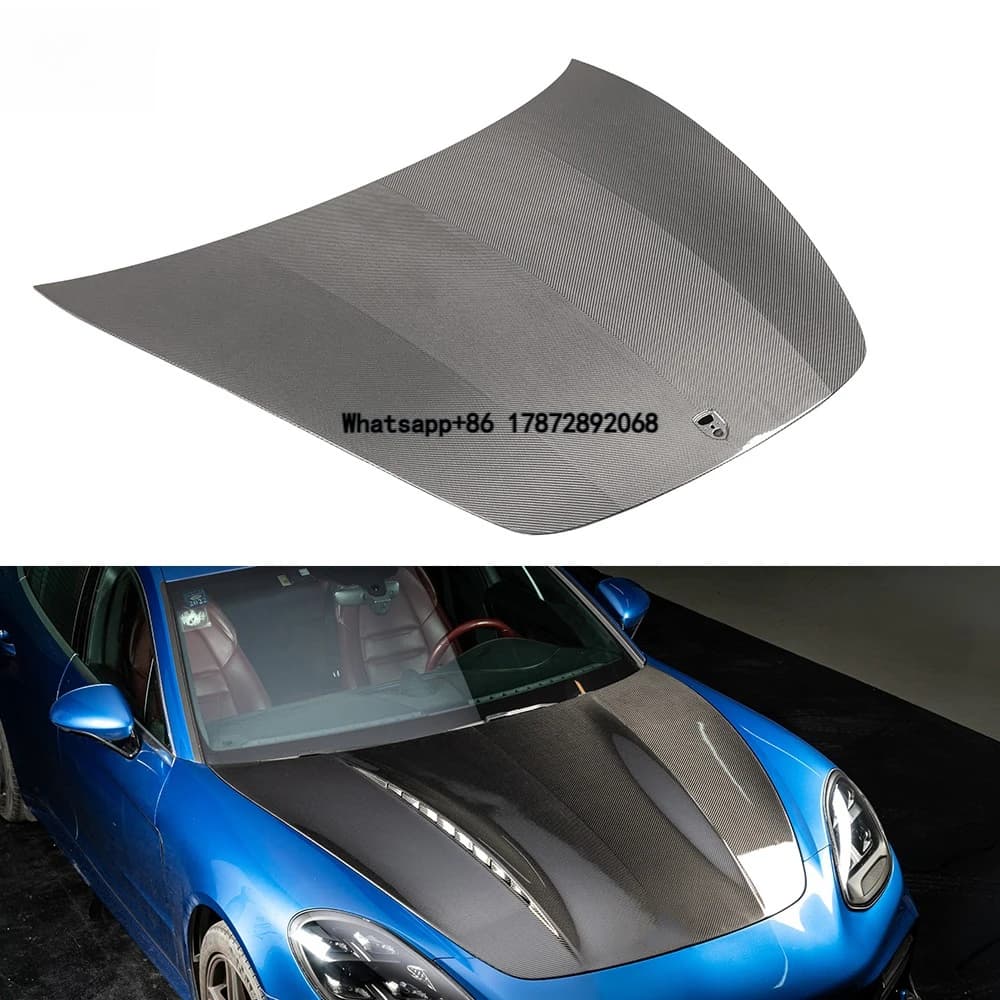 Car Body Kit Original Machine Cover Carbon Fiber Hood Kit for Panamera Original Modle 971.1 971.2 2017-2023