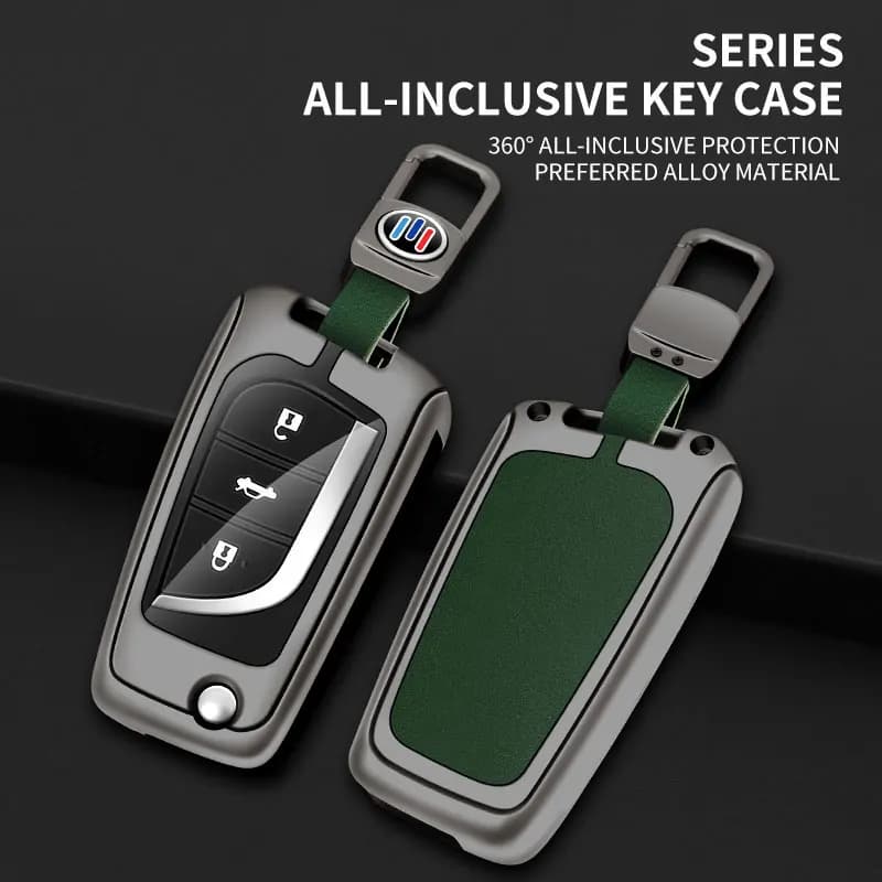 Zinc Alloy Car Smart Key Case Cover for Toyota Corolla Yairs Auris Cross Camry RAV4 Verso Scion TC IM Forturner Hilux Accessorie