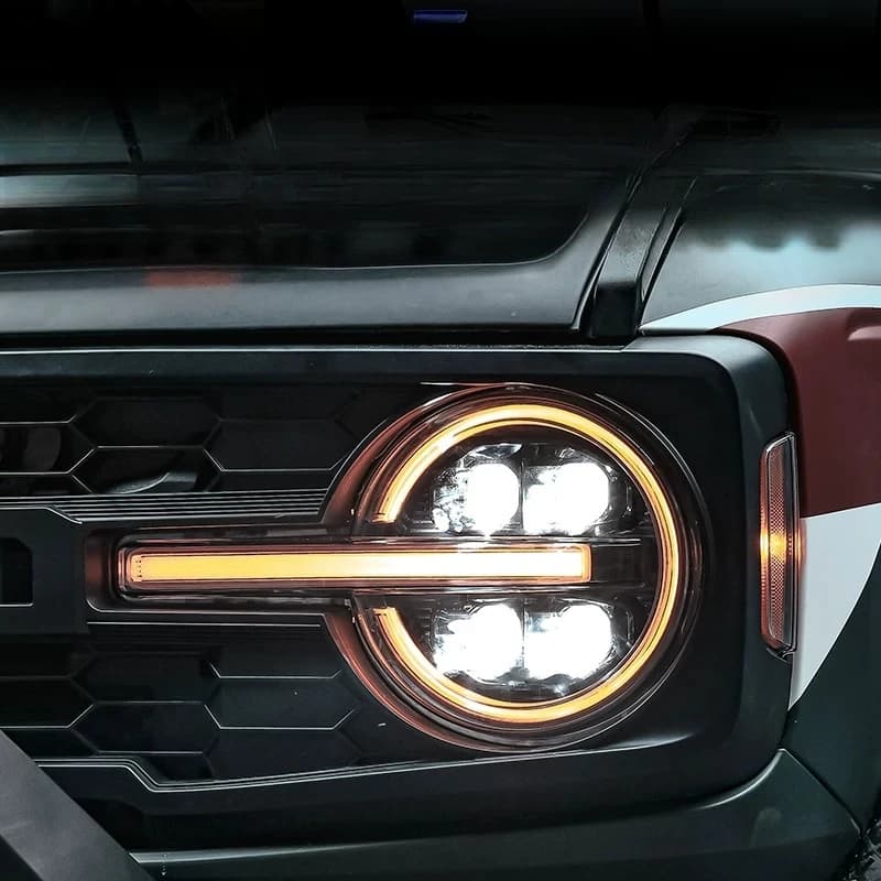 Suitable for 20-23 headlight assemblies modified LED four lenses