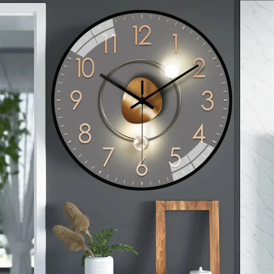Digital Clock Hot-Selling Original Wall Clock Silent No Ticking Battery-powered Wall Clock For Living Room Bedroom Kitche