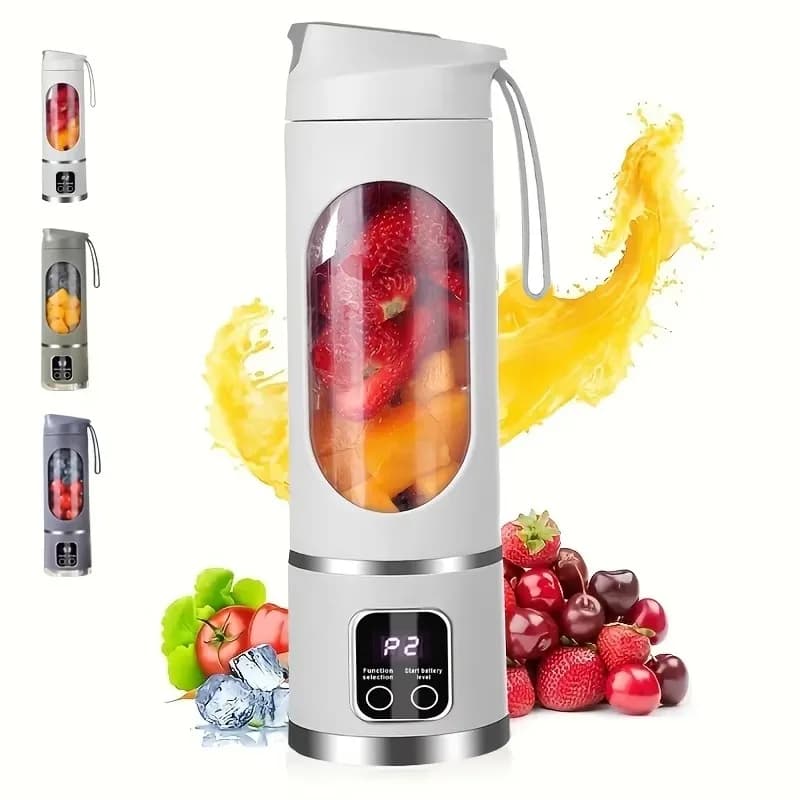 XMSJ Portable USB Rechargeable Blender & Juicer Easy Clean, Ideal For Smoothies, Milkshakes & Fruit Drinks, 10.14oz 16.91oz