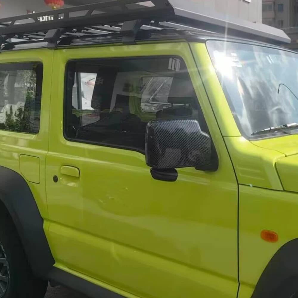 For Suzuki Jimny Rearview Mirror Cover Protection Accessories Car Door Side Mirror Shell Auto Exterior Trim 2022 2023 2024 2025