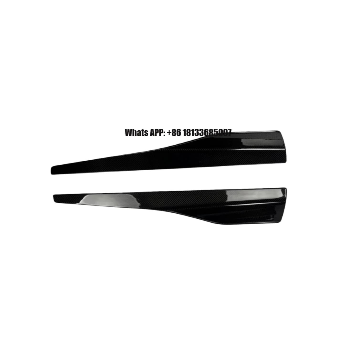 High Quality Car Side Skirt Bumper Suitable for Mercedes Benz Glc63s Carbon Fiber Side Skirt