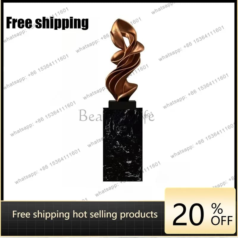 PG Modern Abstract Sculpture Ornament Crafts Villa Stairs Hotel Living Room TV Cabinet Floor Art Decoration
