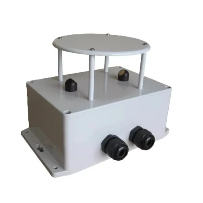 Ultrasonic anemometer, sensor for measuring horizontal airflow velocity