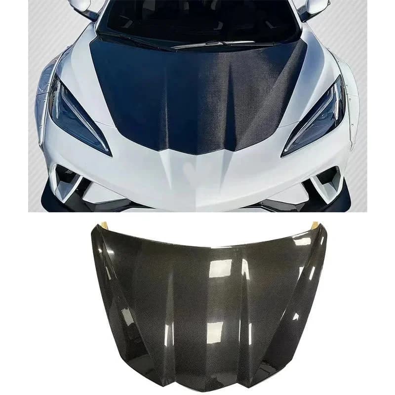 OEM Style Carbon Fiber Bonnet Engine Hood Bonnet for Chevrolet Corvette C8 2020+