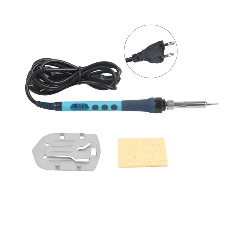 New BK607 Digital Display 90W Portable In-Line Soldering Iron Welding Tool
