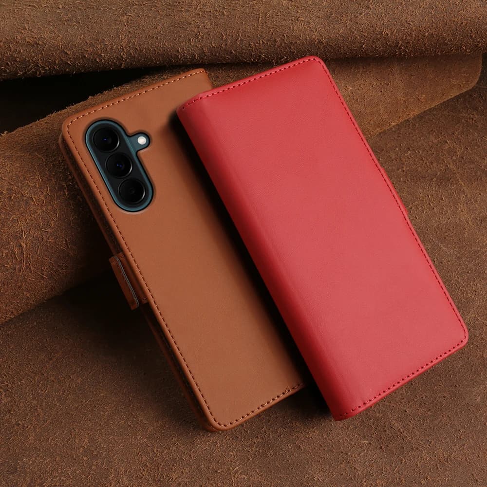Premium Leather Flip Case For Samsung Galaxy A57 A37 A27 A55 A17 A26 A36 A56 A16 A25 A35 A15 A06 A07 A54 A13 A23 A14 Phone Cover