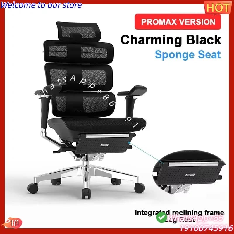 2026Hot Ergonomic Office Chair Ergomax Posture Correction Breathable Fabric Lumbar Support Spine Support Adjustable Workshop