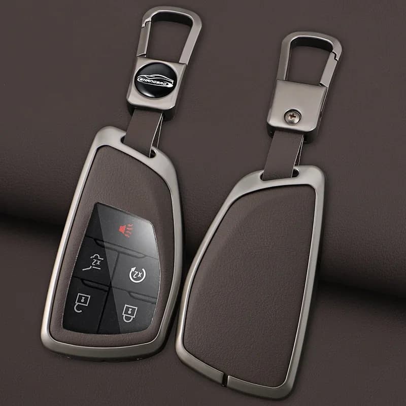 Alloy 3/4/5/6 Buttons Car Key Cover Case for Chevrolet Tahoe Suburban for GMC Yukon for Buick ENVISION S Plus Avenir 2020-2023