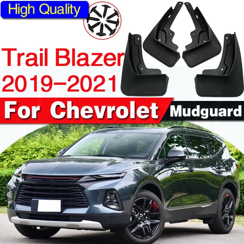 4PCS/lot Car Mud Guards Mud Flaps Fit For Chevrolet Trail blazer 2019 2020 2021 Splash Guards Fenders Mud Flap Anti-Sputtering