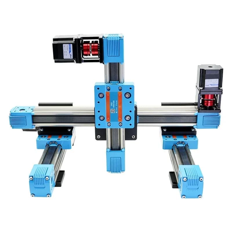 45 synchronous belt slide module, three-axis precision high-speed silent cross slide