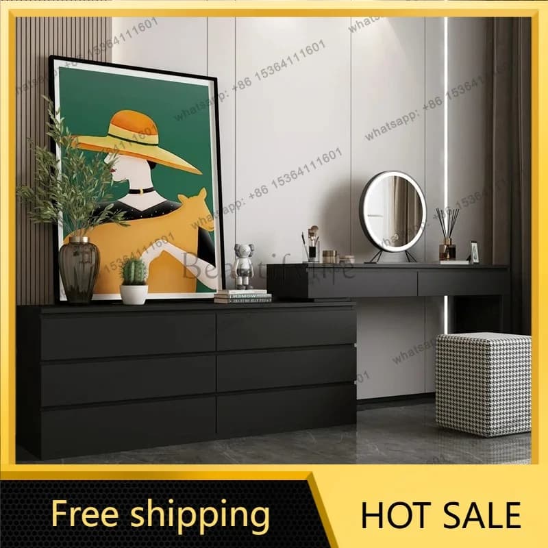XX.Modern Premium Vanity Table Drawer Storage Nordic Design Vanity Table Organize Bedroom Coiffeuse De Chambre Home Furniture