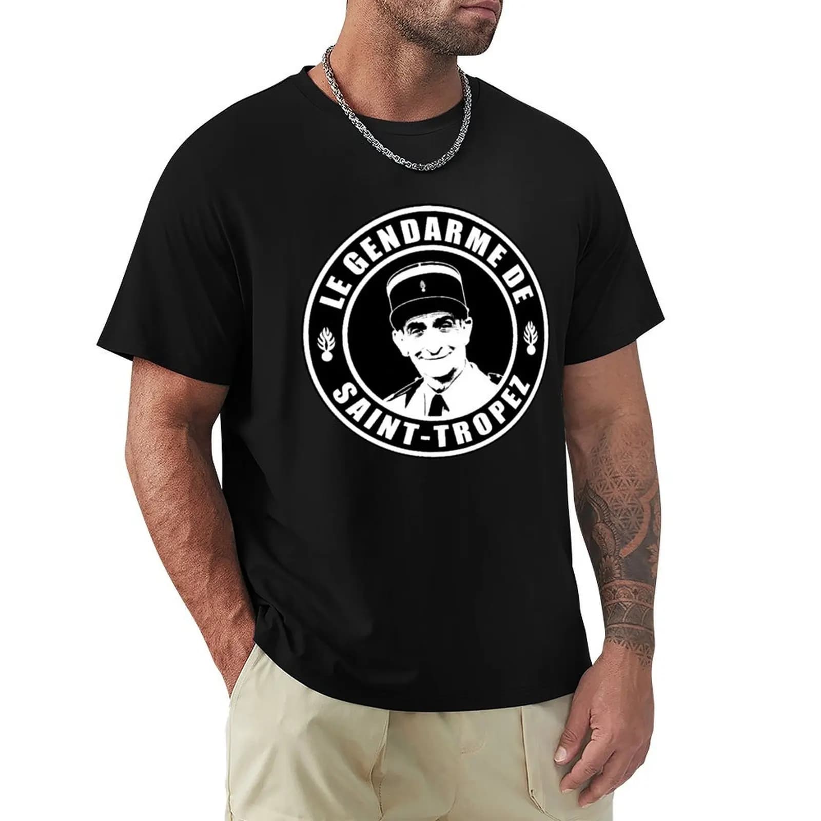 Louis de Funes T-Shirt blacks anime tshirt funny t shirts men
