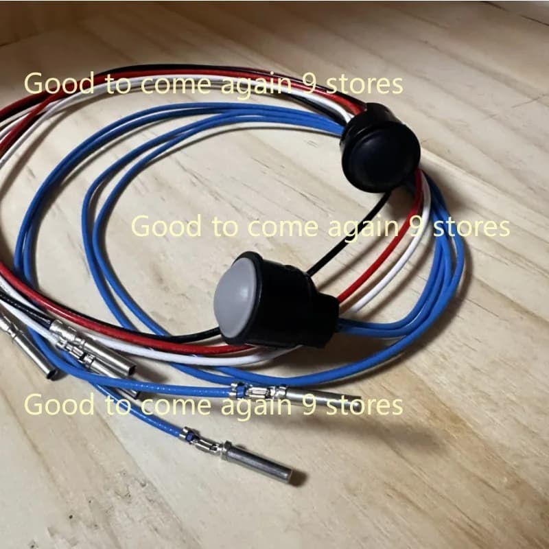 5pcs/10pcs For CAT 336Gc 330Gx（Blue 2-wire/Red 3-wire） Excavator Joystick Push Button 635-8205