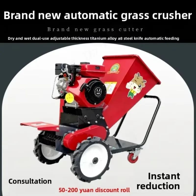 A1 Portable guillotine machine Garden branch crusher Branch crusher Small guillotine machine