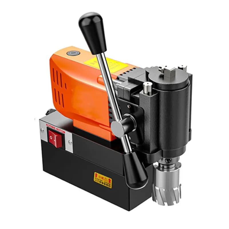 Electric Magnetic Core Drill Machine 110/220V Magnetic Drill Press Bench Drilling Rig Machine for Engineering