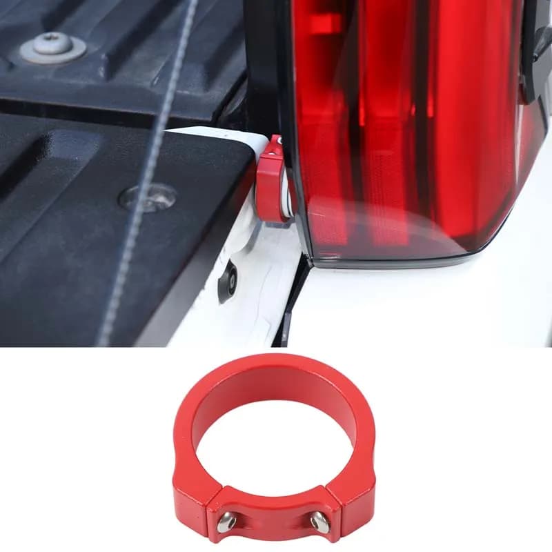 1piece set Aluminum alloy black For Toyota Tundra 2022-2026+ car tailgate anti-theft ring modification protection accessories