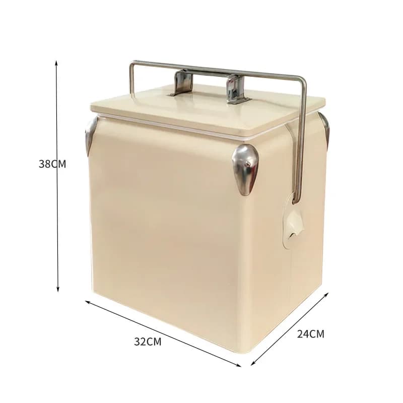 Metal ice bucket retro metal bucket