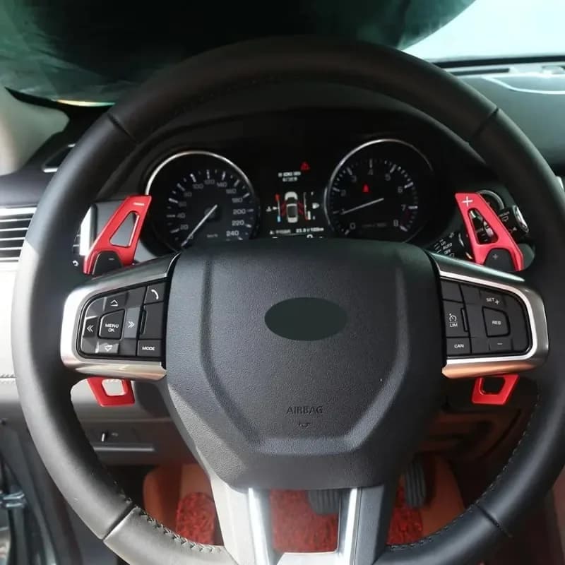 For Jaguar XF XE XJ F-PACE F-TYPE 2011-2021 Aluminum alloy Blue Car Steering Wheel Gear Shift Paddles  Interior Car Accessories