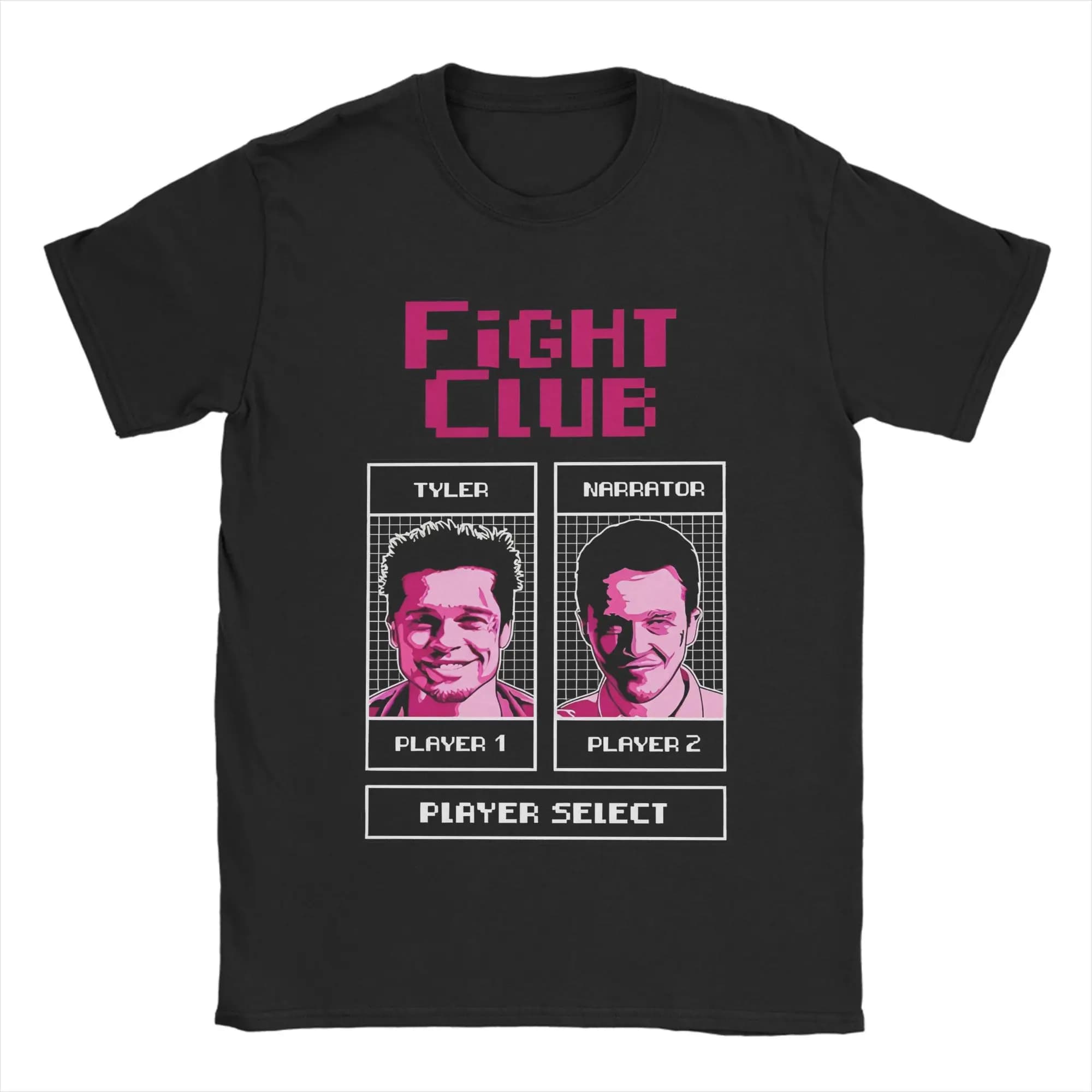 Tyler - Narrator Fight Club T-Shirts Men Women  Funny Cotton Tee Shirt Crew Neck Short Sleeve T Shirt Birthday Gift Clothing