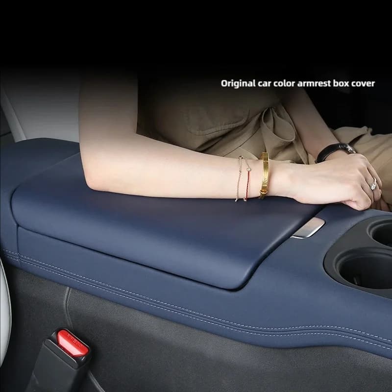 For Xpeng G6 2022-25 Car Arm Rest Cushion  Leather Breathable Center Console Box Cover Anti Scratch Armrest Box Protector