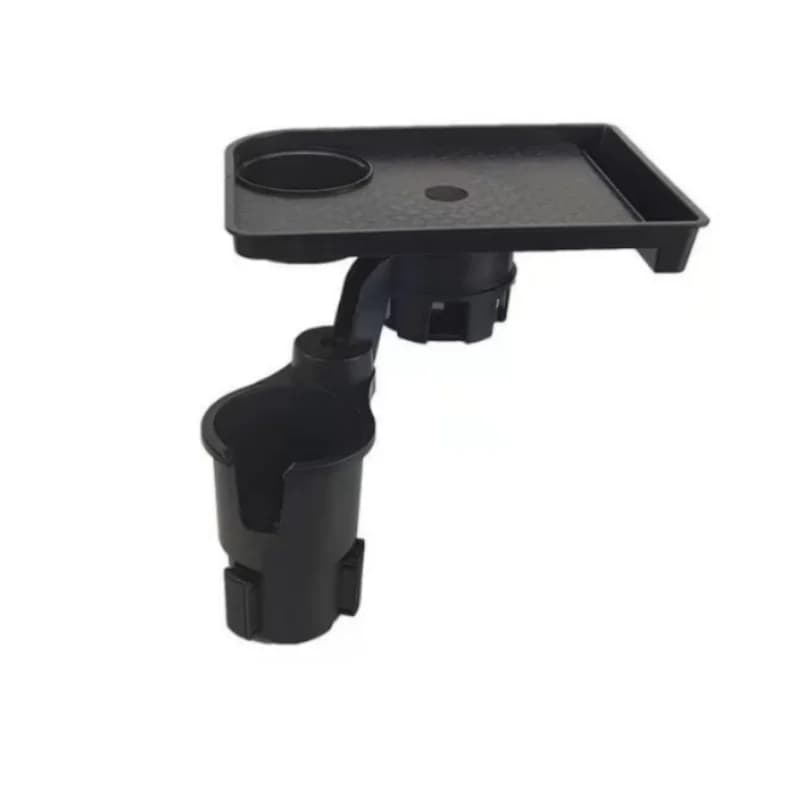 ISURE MARINE Car Tray Cup Holder Car Water Cup Storage Rack With Rotatable Expandable Tray Car Interior Storage Tray
