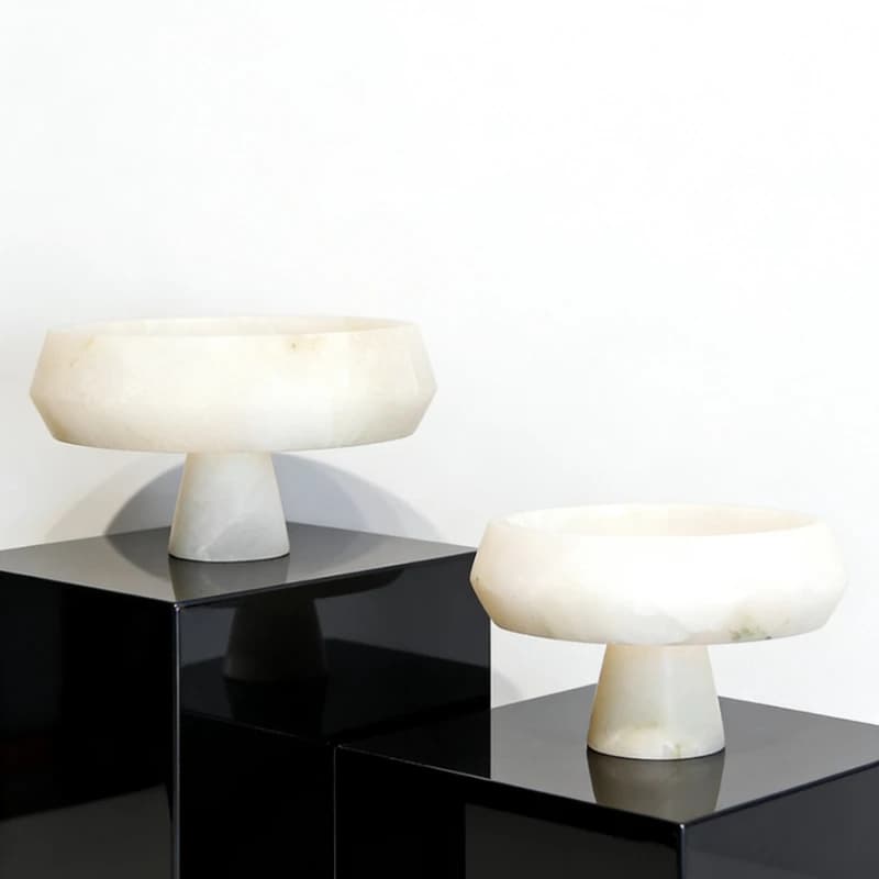 New Chinese natural Spanish marble fruit plate creative ornament