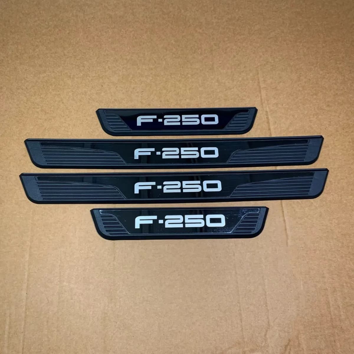 ABAIWAI For Ford Bronco F150 F250 2027 2026 2025-2020 2019 Door Sill Plate Strip Stainless Steel  Interior Accessories Auto Part