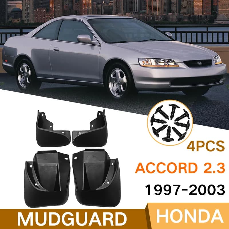 4PCS Mud Flaps for Honda 6th Generation Accord 2.3 (1997-2000 2001 2002 2003) Cladding Splash Mud Flap Guards Mudflap Accessorie