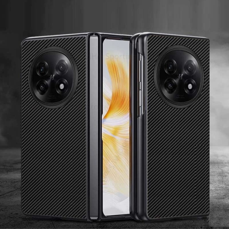 Cover For Oppo Find N5 Shockproof Carbon Fiber Phone Case Fundas For OPPO Find N3 N2 N findn5 Capa Hard PC Protection Flip Cover